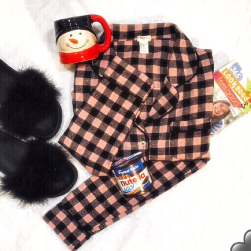 Forever21 NAP TIME plaid night dress 🌙